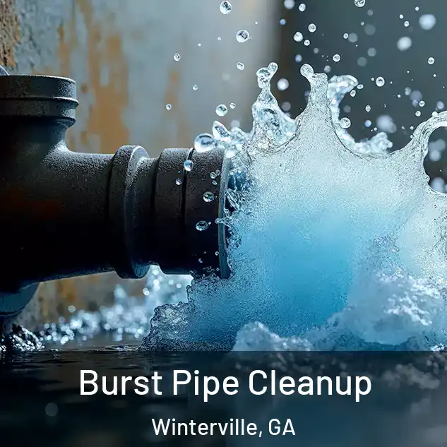  Burst Pipe Cleanup Winterville, GA