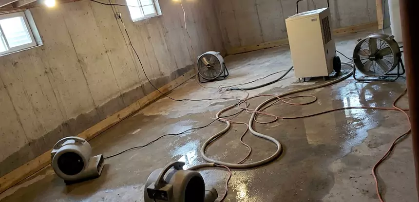 Large-Scale Water Damage Cleanup in Winterville