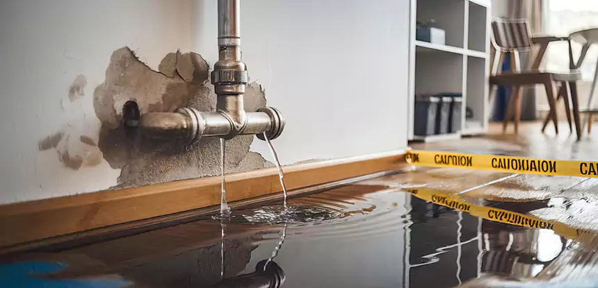 Burst Pipe Cleanup in Winterville