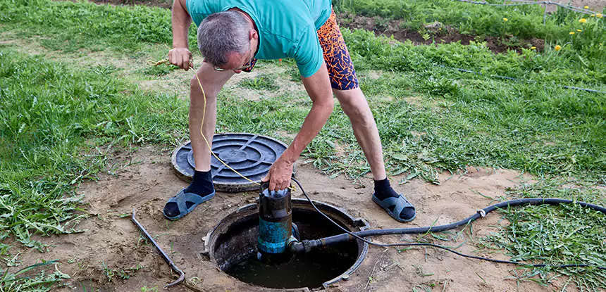 Outdoor Sewage Cleanup in Winterville