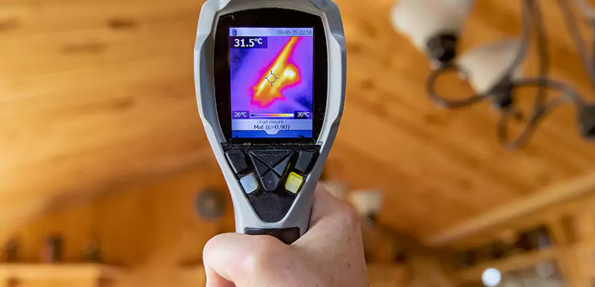 Infrared Camera Roof Leak Detection in Winterville