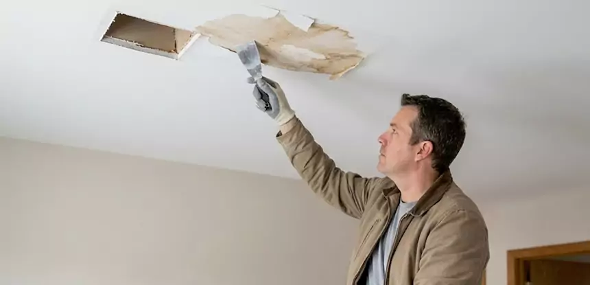 Dry Ceiling After Water Leak in Winterville
