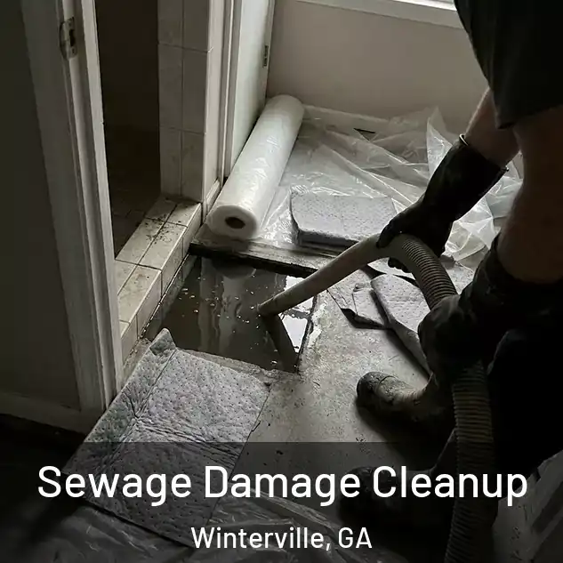  Sewage Damage Cleanup Winterville, GA